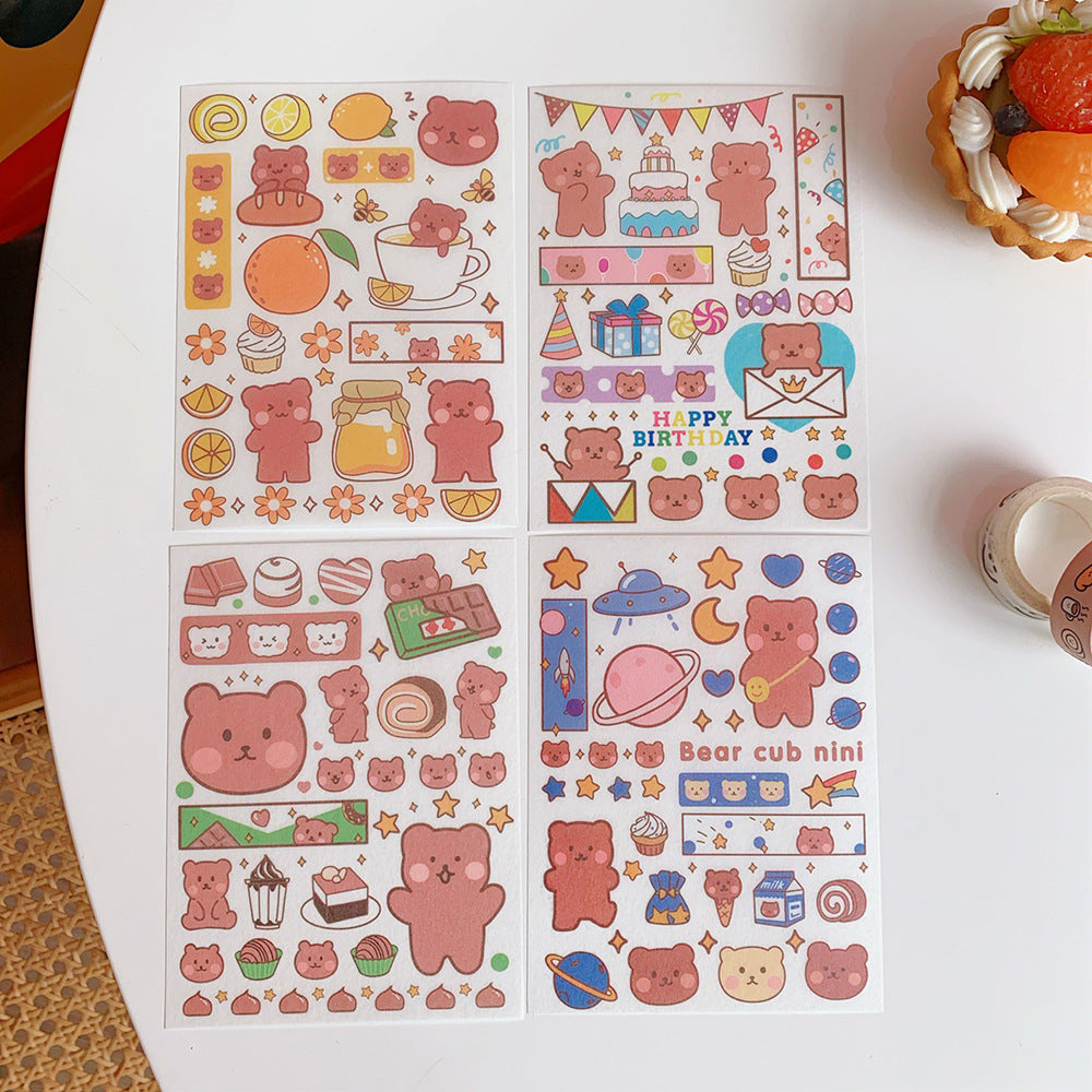 Cute Pink Stickers 100pcs