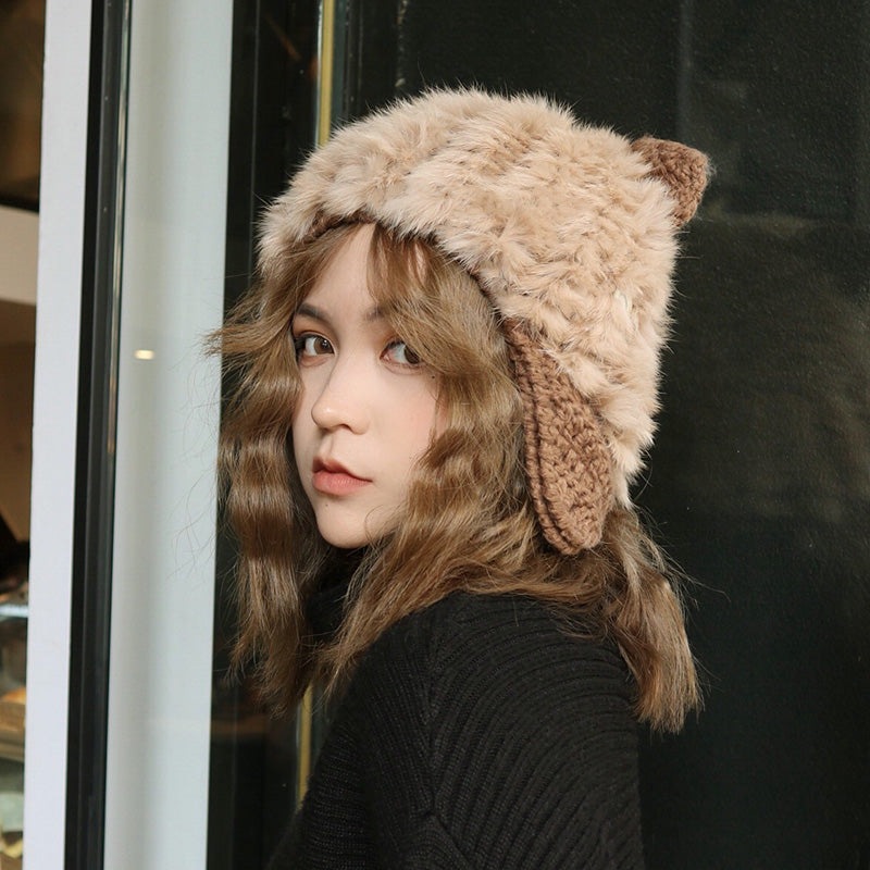 Sweet and Cute Cat Ears Woolen Hat