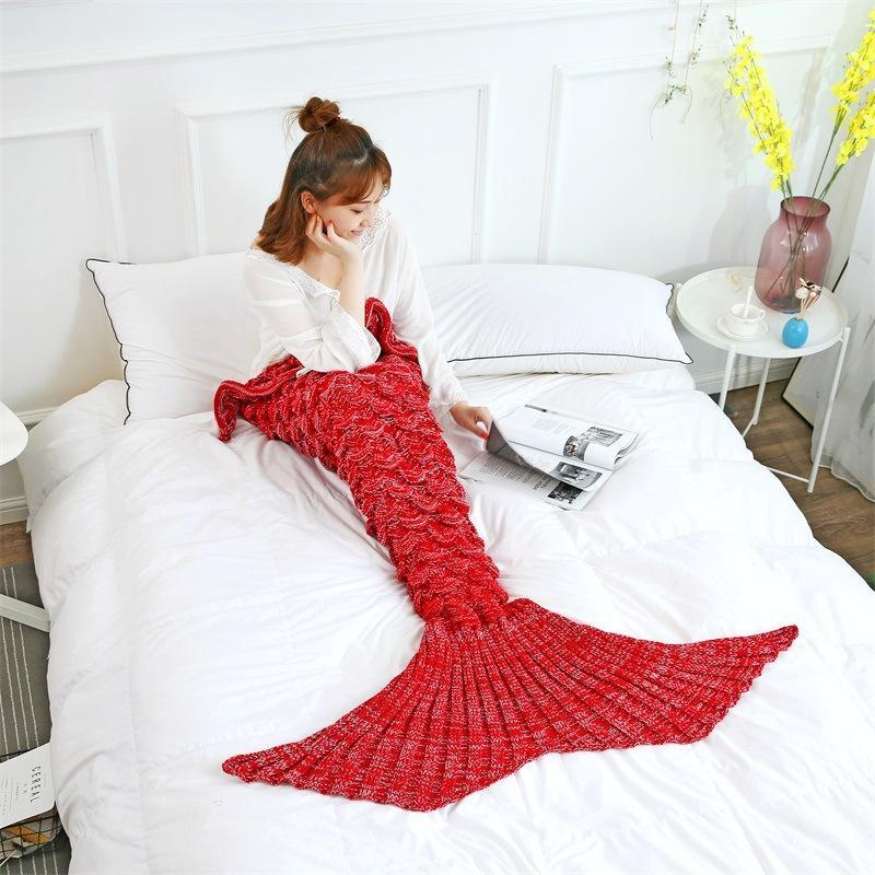 Mermaid Tail Blanket Sleeping Bag Gifts Kids Adult