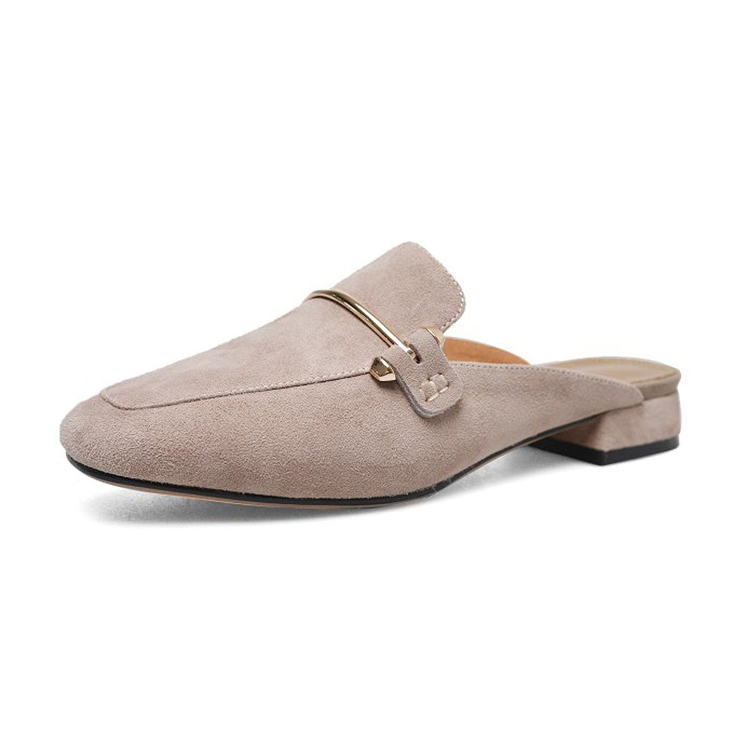 Women Casual Low Heel Mules Shoes