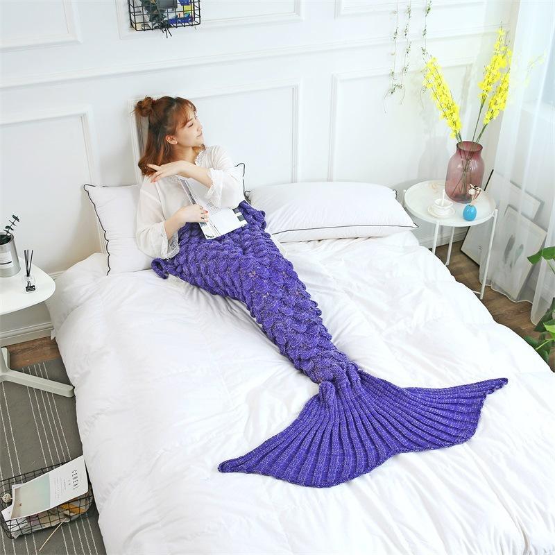 Mermaid Tail Blanket Sleeping Bag Gifts Kids Adult