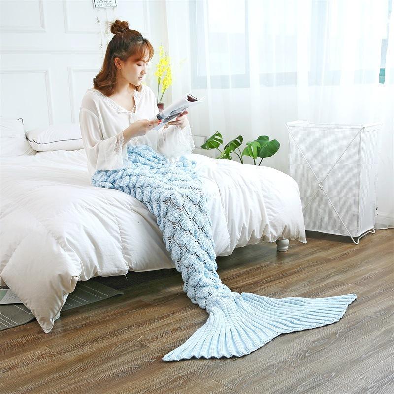 Mermaid Tail Blanket Sleeping Bag Gifts Kids Adult