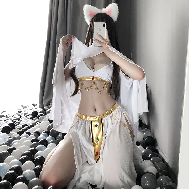 Sexy Belly Dancer Translucent Costume