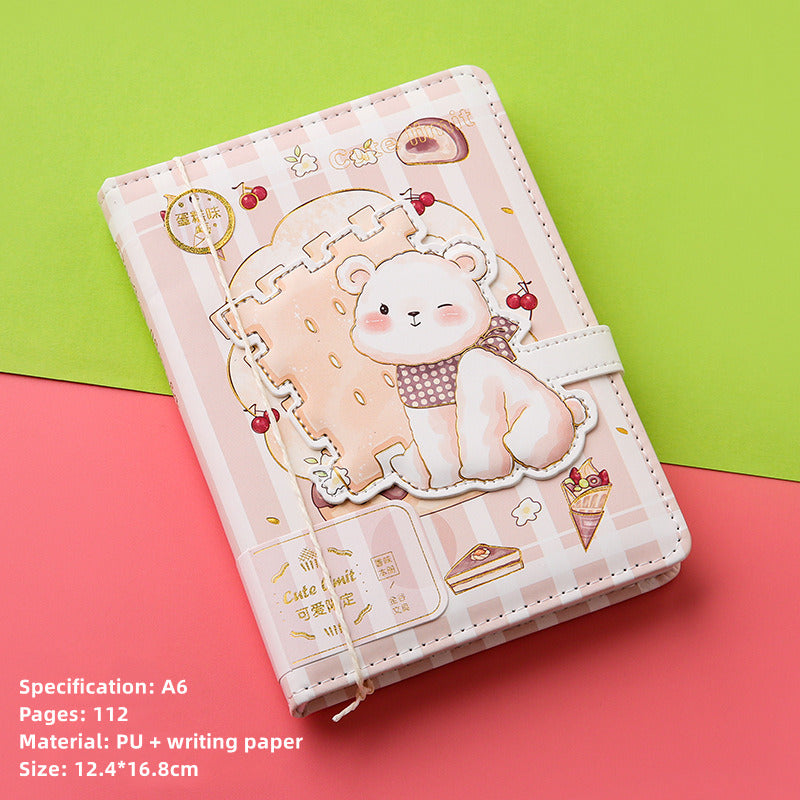 Cute Cartoon Notebook Magnetic Button