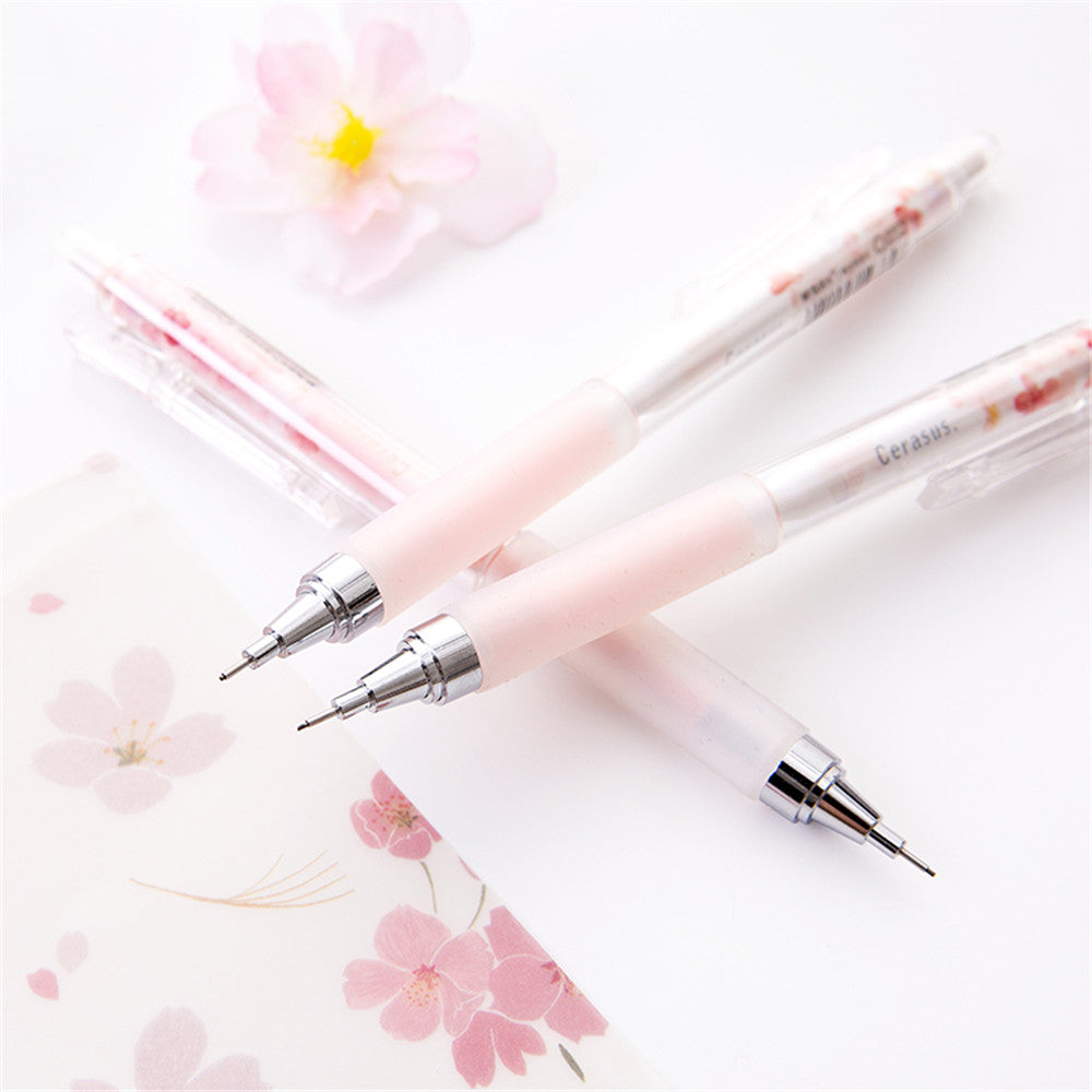 Cute Cherry Blossoms Mechanical Pencil 2Pcs