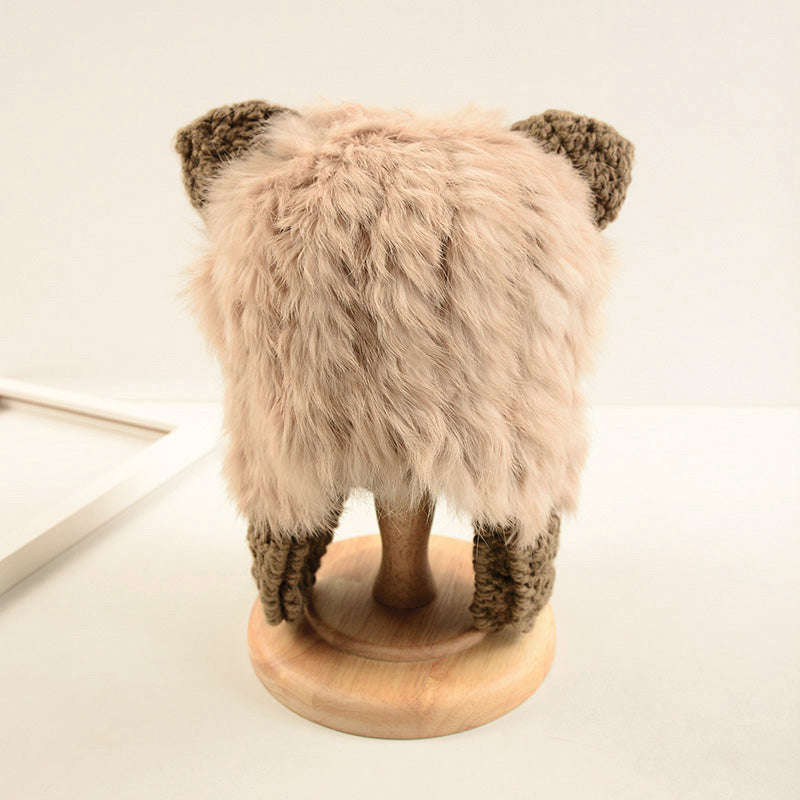 Sweet and Cute Cat Ears Woolen Hat