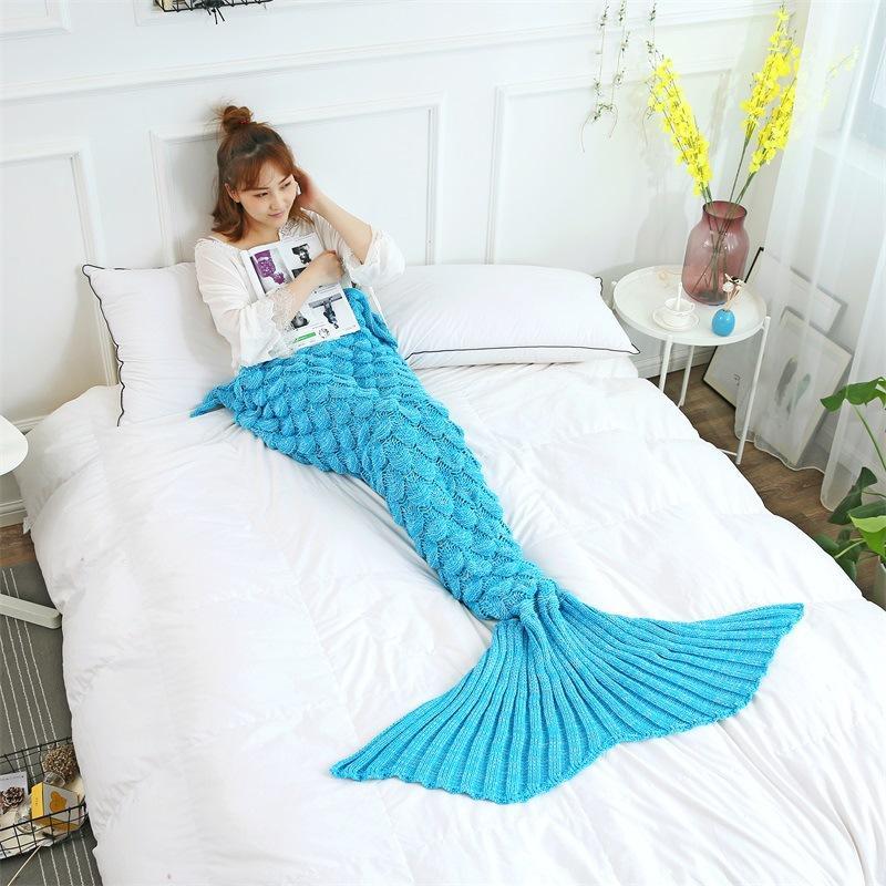 Mermaid Tail Blanket Sleeping Bag Gifts Kids Adult