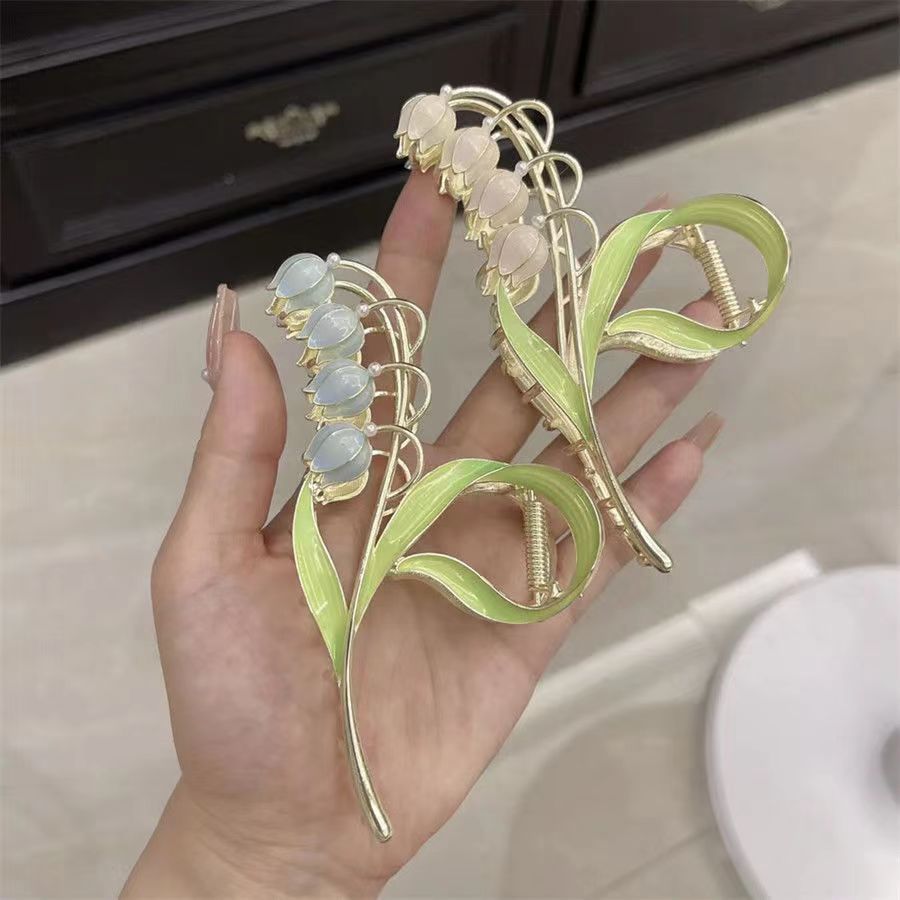 Lily of The Valley Flower Hair Clips Orchid Hair Clamps