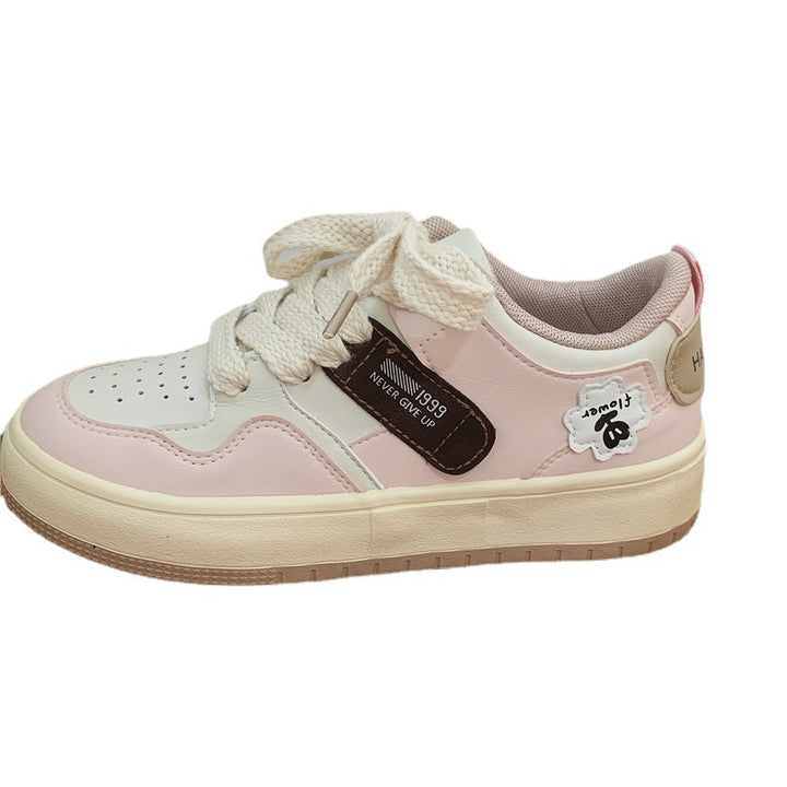 Womens Cute Preppy Style Student Sneakers Comfortable Shoes