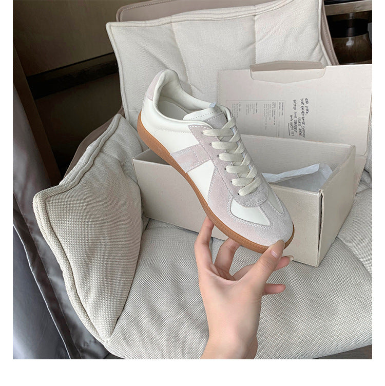Womens Leather Sneakers Casual Comfortable Shoes