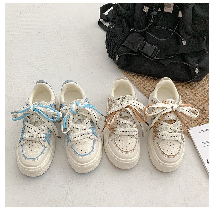Letter Patchwork Trendy Sneakers Students Women Shoes