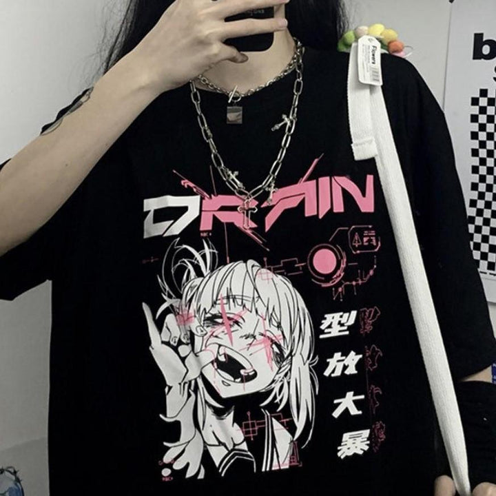 Dark T-shirt Anime Kawaii Japan