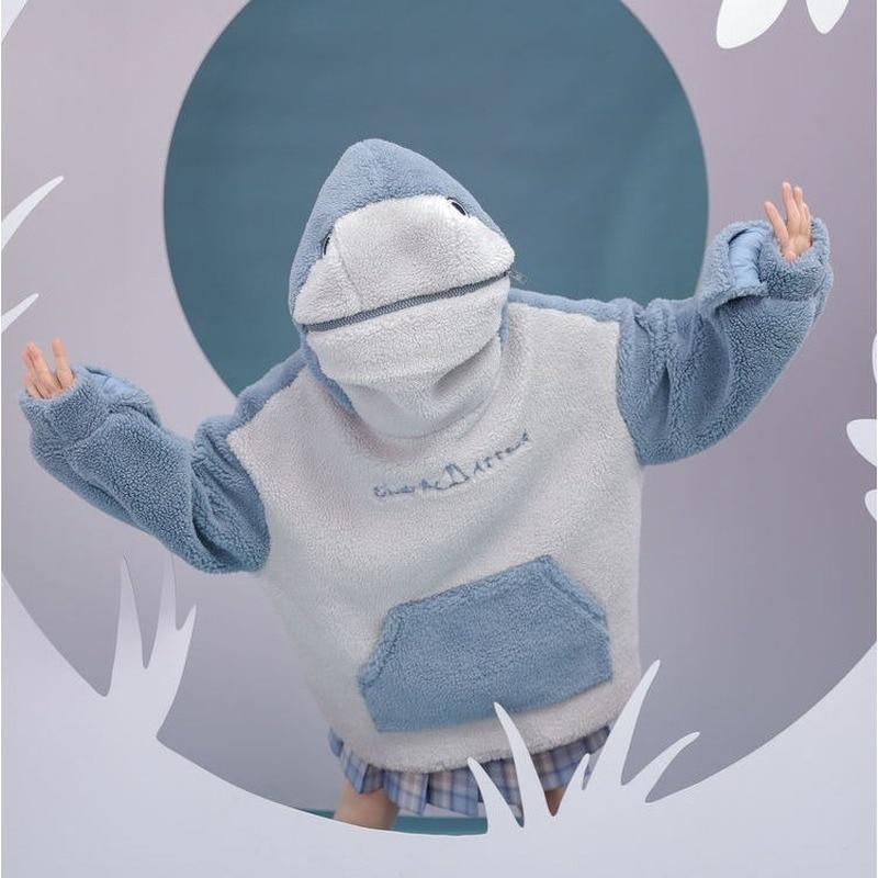 Kawaii Japanese Shark Hoodie