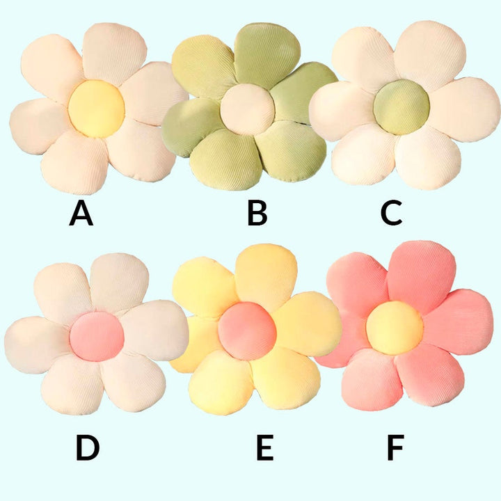 Kawaii Flower Power Plush Pillow