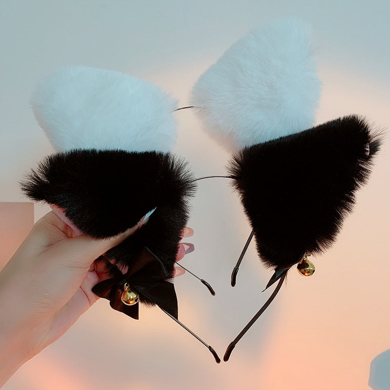 Cute Luxurious Neko Bell Ear Headband