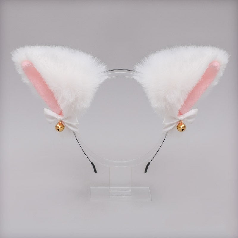 Cute Luxurious Neko Bell Ear Headband