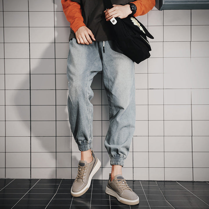 Men Skate Boy Sneakers Leather Shoes