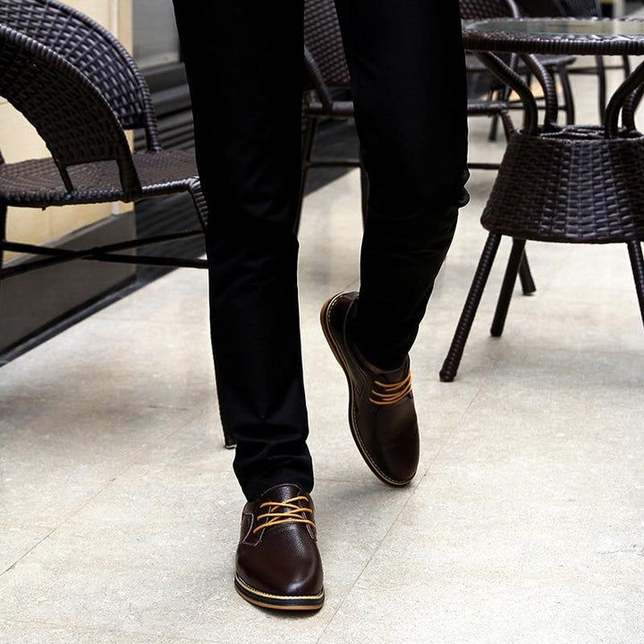 Mens Oxford Genuine Leather Business Shoes