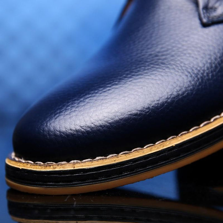 Mens Oxford Genuine Leather Business Shoes
