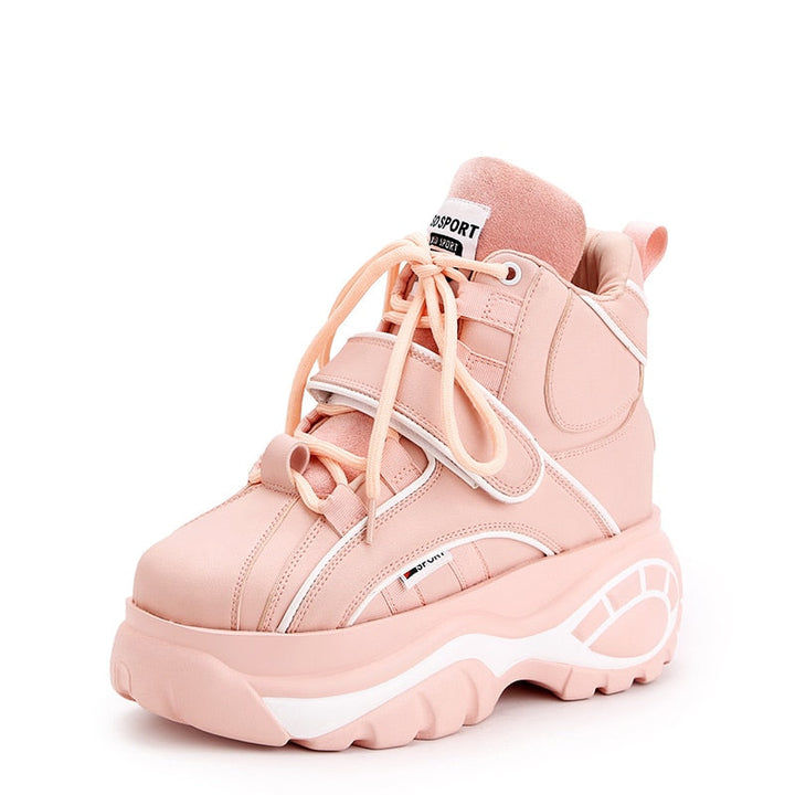 Women Platform Cyber Babydoll Chunky Sneakers