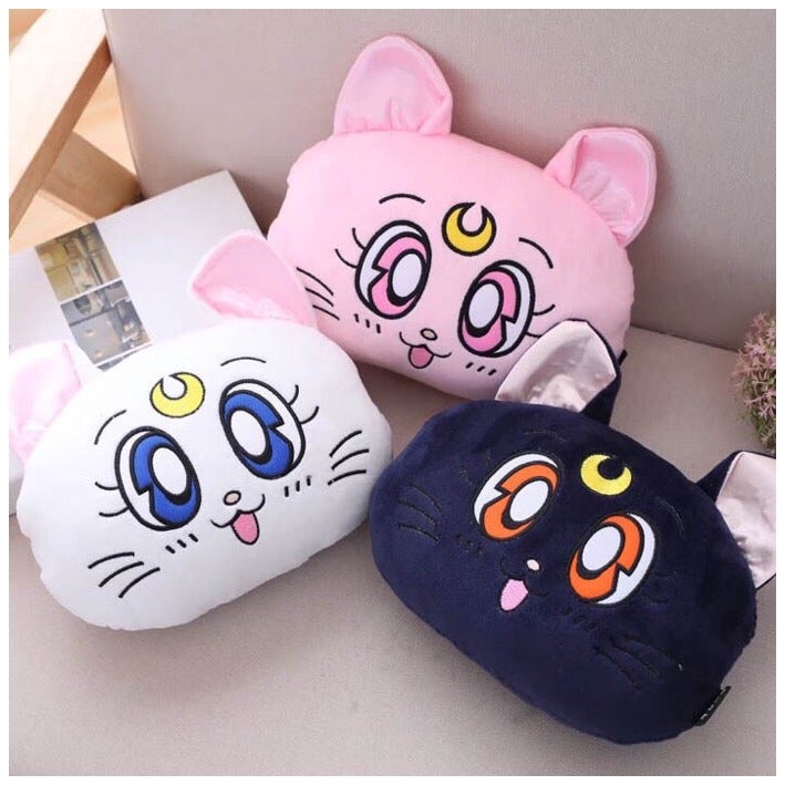 Sailor Moon Inspired Car Seat Headrest Neck Pillow Seatbelt Cover Accessories