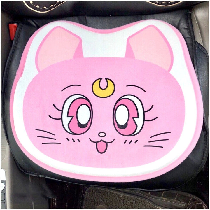 Sailor Moon Inspired Car Seat Headrest Neck Pillow Seatbelt Cover Accessories