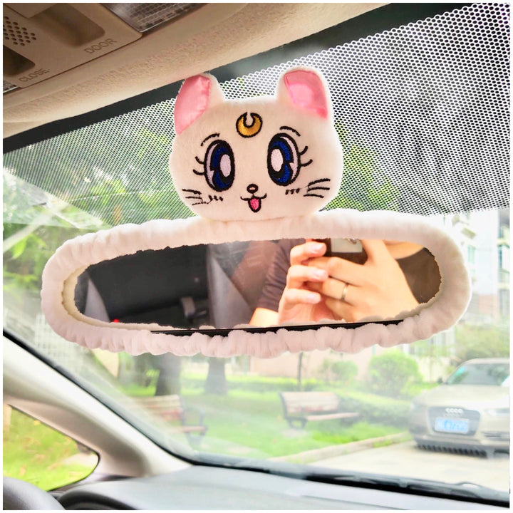 Sailor Moon Inspired Car Seat Headrest Neck Pillow Seatbelt Cover Accessories