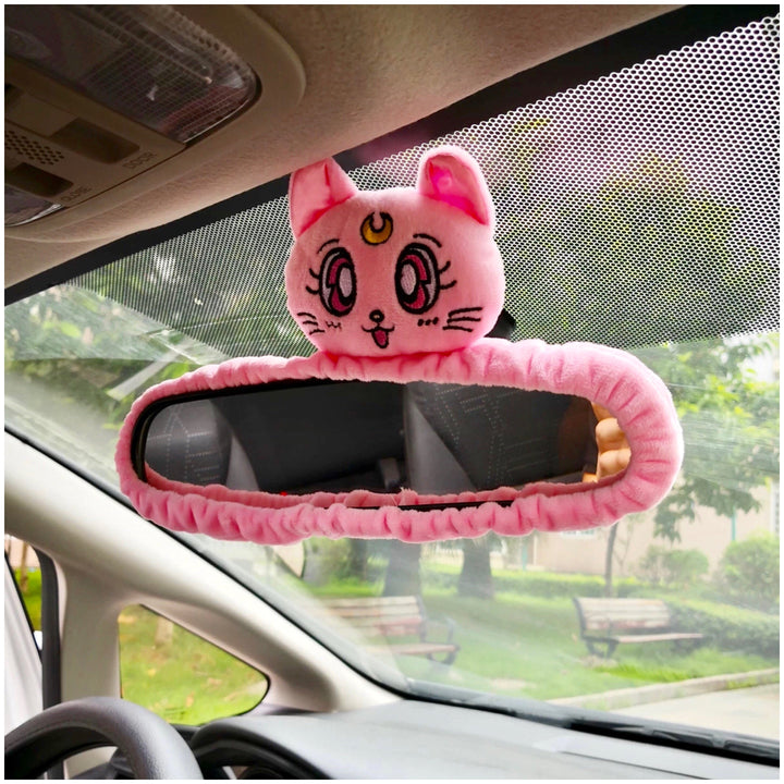 Sailor Moon Inspired Car Seat Headrest Neck Pillow Seatbelt Cover Accessories