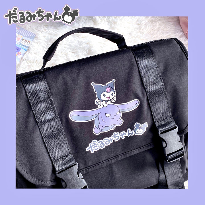 Kawaii Kuromi School Backpack Satchel Messenger Bag Gift