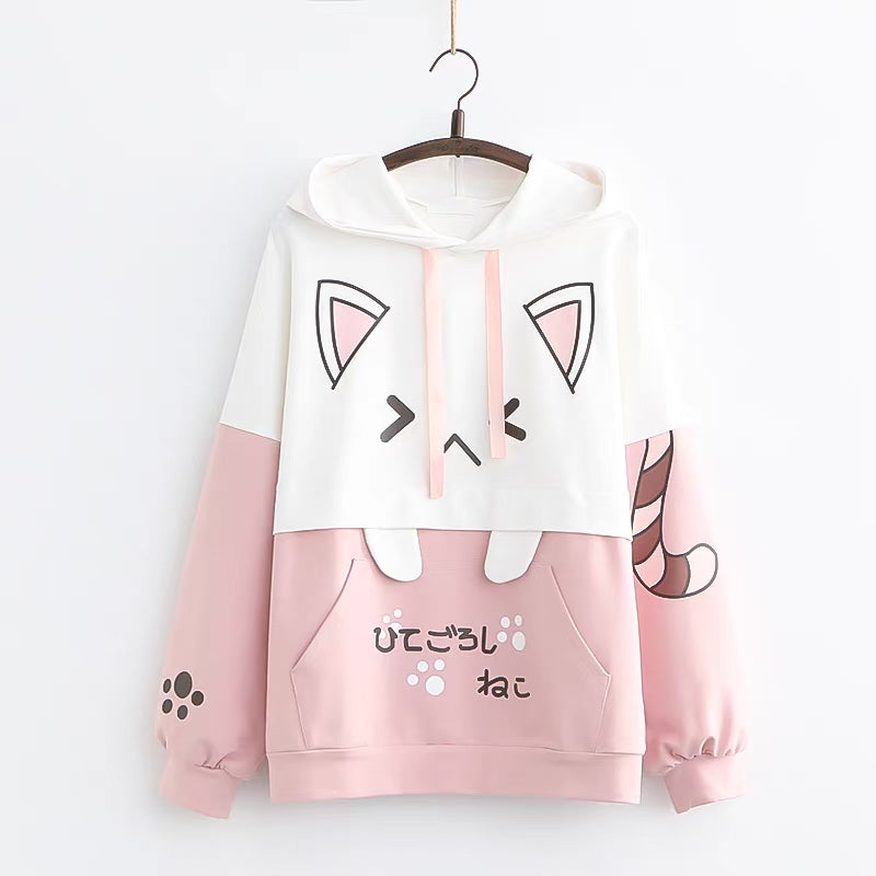 Harajuku Neko Hoodie