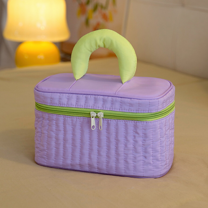 Kawaii Aesthetics Large Capacity Colour Cosmetic Bag