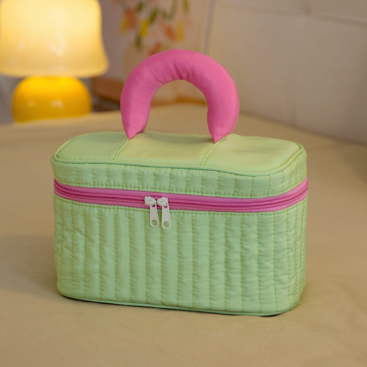 Kawaii Aesthetics Large Capacity Colour Cosmetic Bag