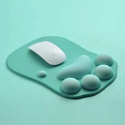 Creative Paw Shape 3D Mouse Pad with Wrist Support