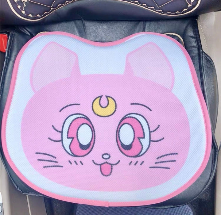 Sailor Moon Inspired Car Seat Headrest Neck Pillow Seatbelt Cover Accessories