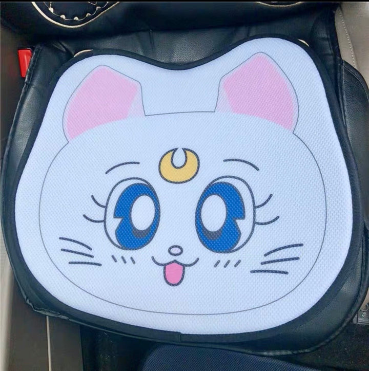Sailor Moon Inspired Car Seat Headrest Neck Pillow Seatbelt Cover Accessories