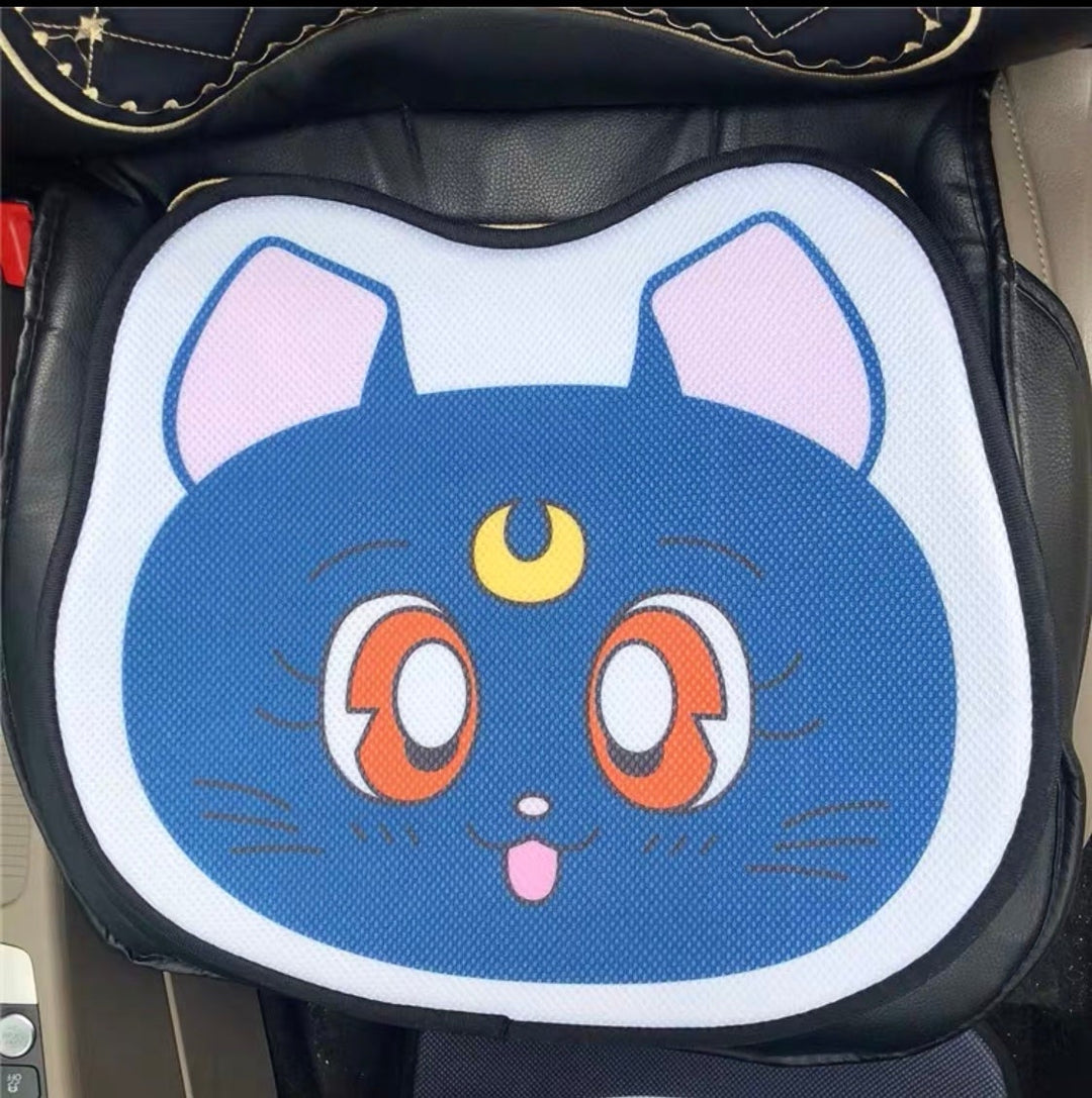 Sailor Moon Inspired Car Seat Headrest Neck Pillow Seatbelt Cover Accessories