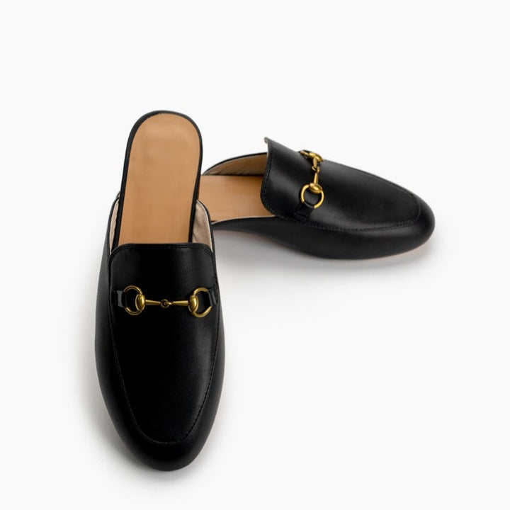 Womens Handmade Slide Slip On Flat Mules