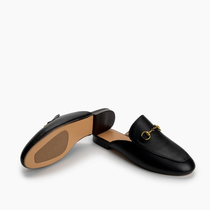 Womens Handmade Slide Slip On Flat Mules