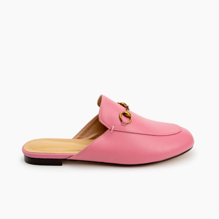 Womens Handmade Slide Slip On Flat Mules