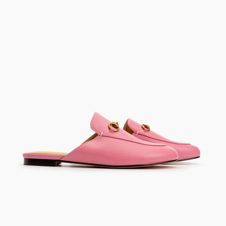 Womens Handmade Slide Slip On Flat Mules