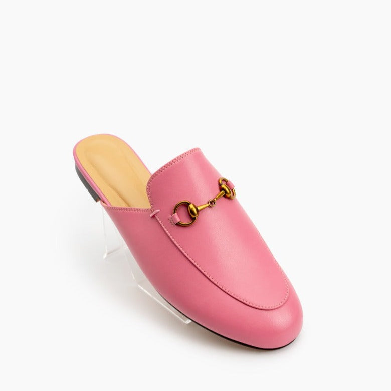 Womens Handmade Slide Slip On Flat Mules