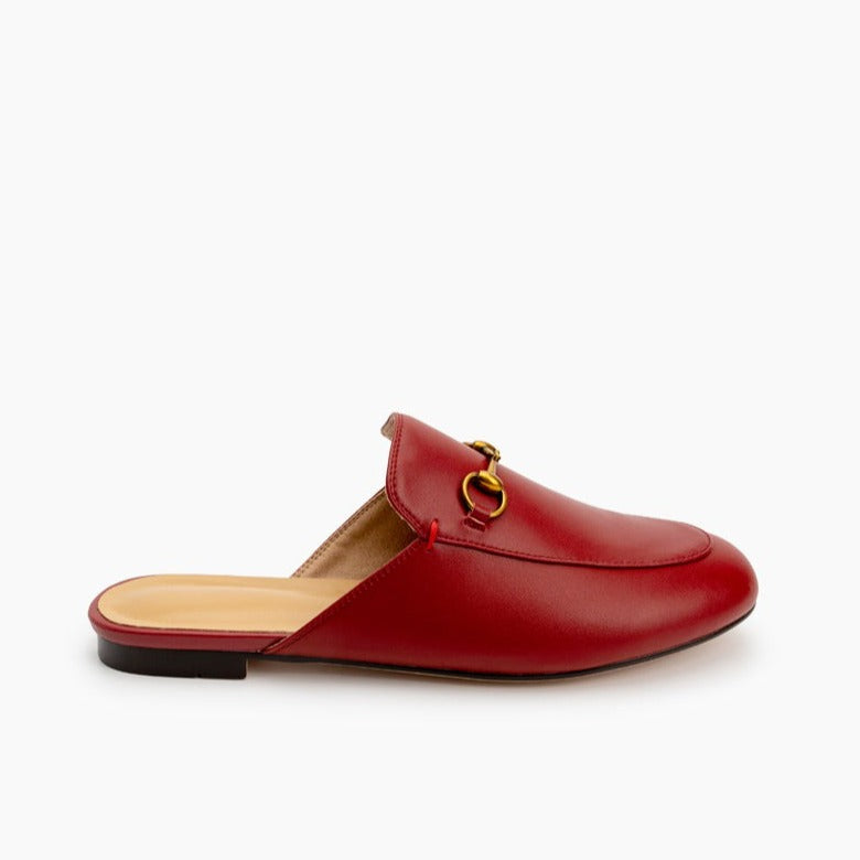 Womens Handmade Slide Slip On Flat Mules