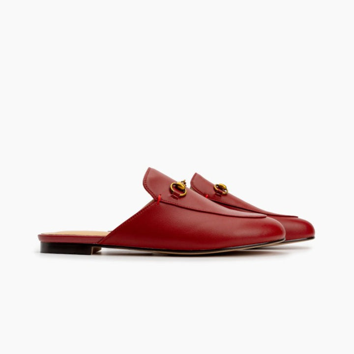 Womens Handmade Slide Slip On Flat Mules