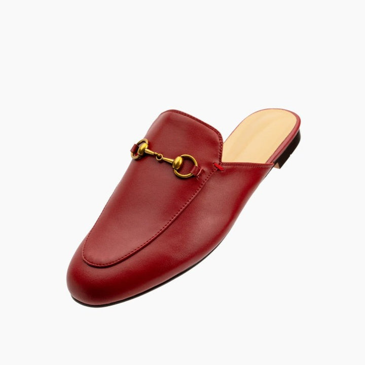 Womens Handmade Slide Slip On Flat Mules