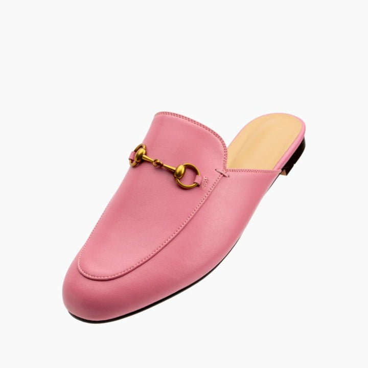 Womens Handmade Slide Slip On Flat Mules