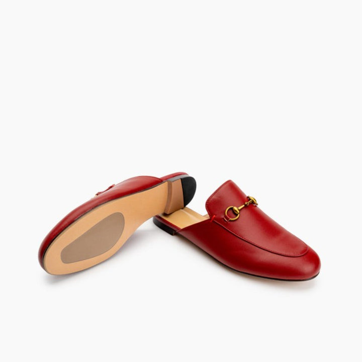 Womens Handmade Slide Slip On Flat Mules