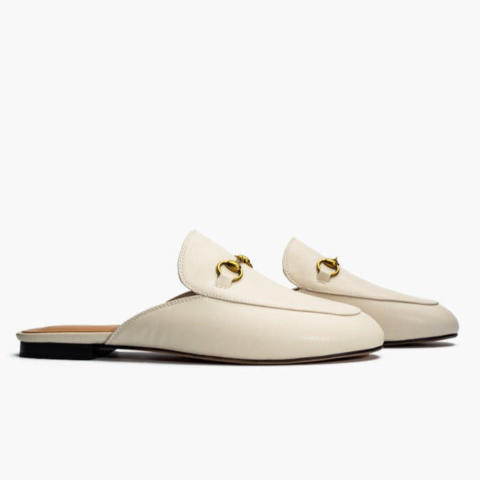 Womens Handmade Slide Slip On Flat Mules