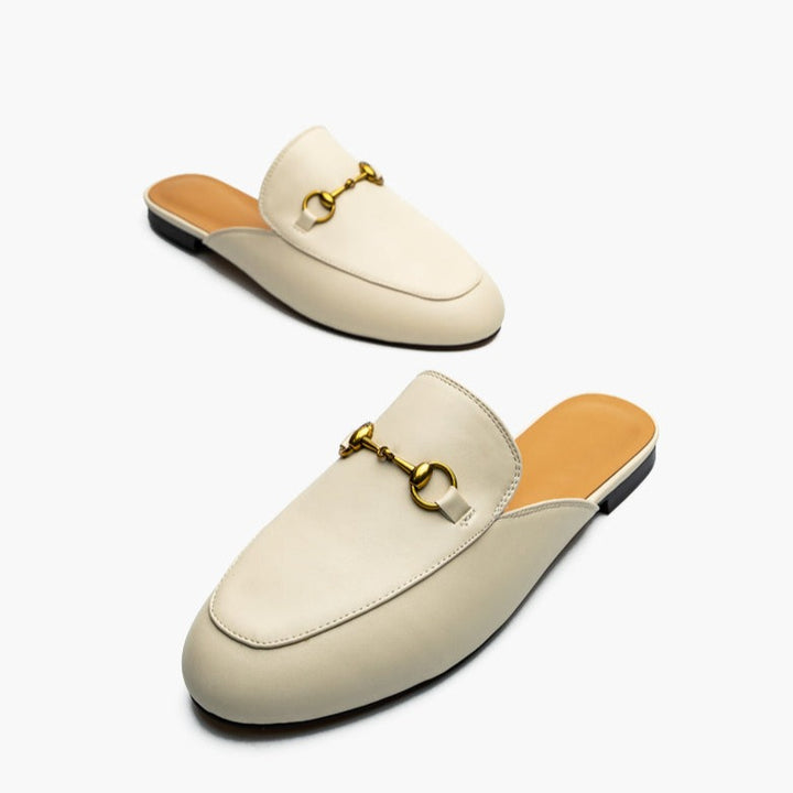 Womens Handmade Slide Slip On Flat Mules