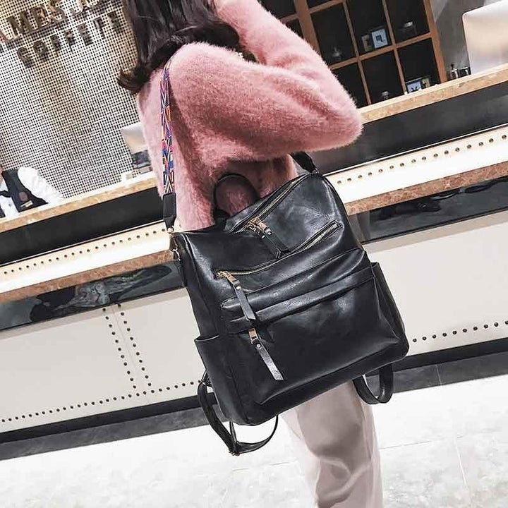 Leather Backpack Multifunction Travel Bags