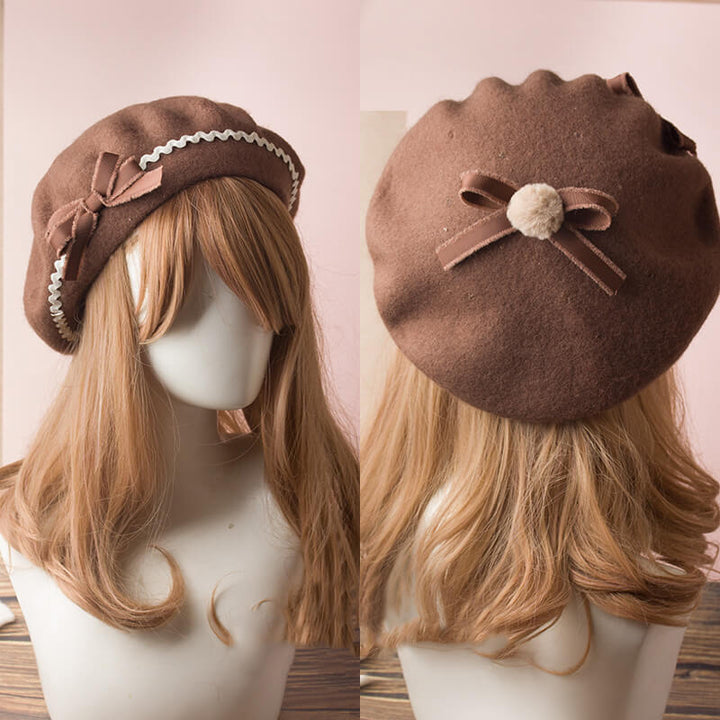 Cute Lolita Bow Cap